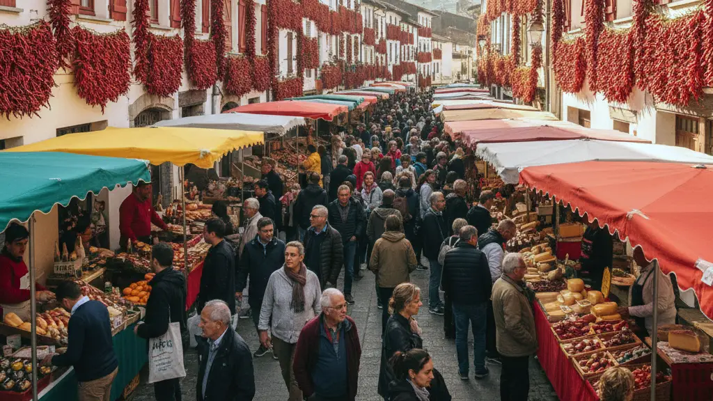 Marché d'Espelette : mes conseils pour une visite réussie